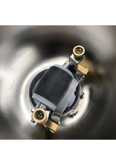 Van De Graaff Jeneratörü Krom Kaplı Metal Küreli Yedek Kauçuk Kayış İle