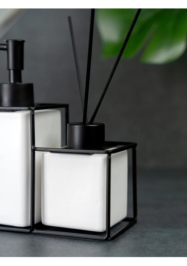 Denezo Gina Sabun Dispenser Ve Ev Difüzörü, 2'li Set 399581624 Beyaz