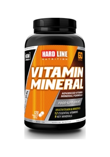 Hardline Vitamin Mineral 120 Tablet Multivitamin