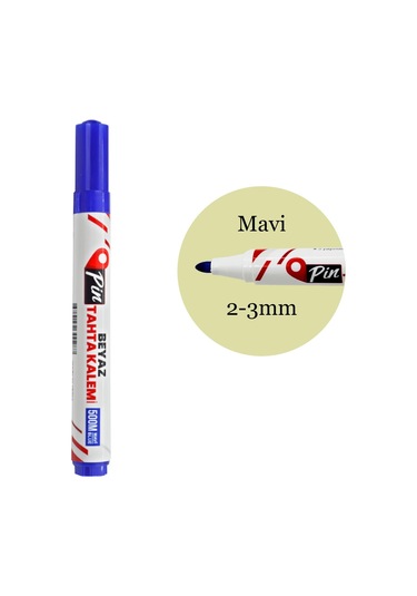 Pin Doldurulabilir Beyaz Tahta Kalemi 500 1 Adet