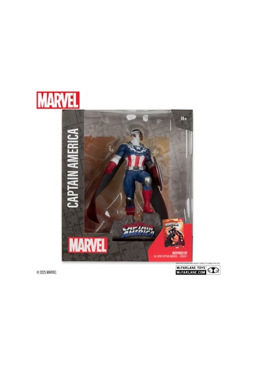 Mcfarlane Toys- Marvel Rivals Captain America 1:10 Scale Collectible