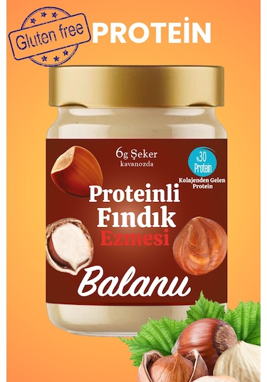Balanu Proteinli Fındık Ezmesi 280gr X3 Adet