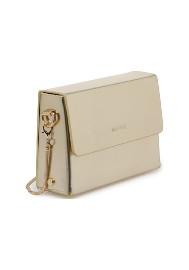 Nine West Boxy 4pr Altın Kadın Clutch 000000000101924301 Altın