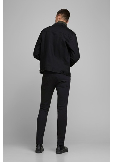 Jack & Jones Erkek Jjıglenn Slim Fit Jean Pantolon 12152346 Siyah 001