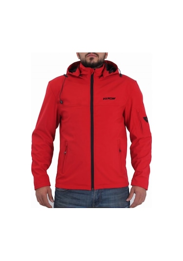 Venom Jaws Soft Shell Erkek Turuncu Motosiklet Montu Tam Koruma