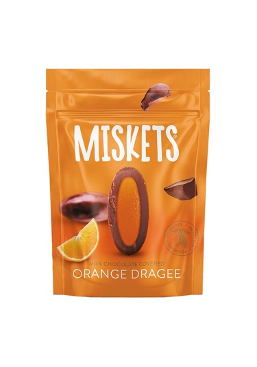 Sütlü Çikolata Kaplamalı Portakal Draje 70 Gr