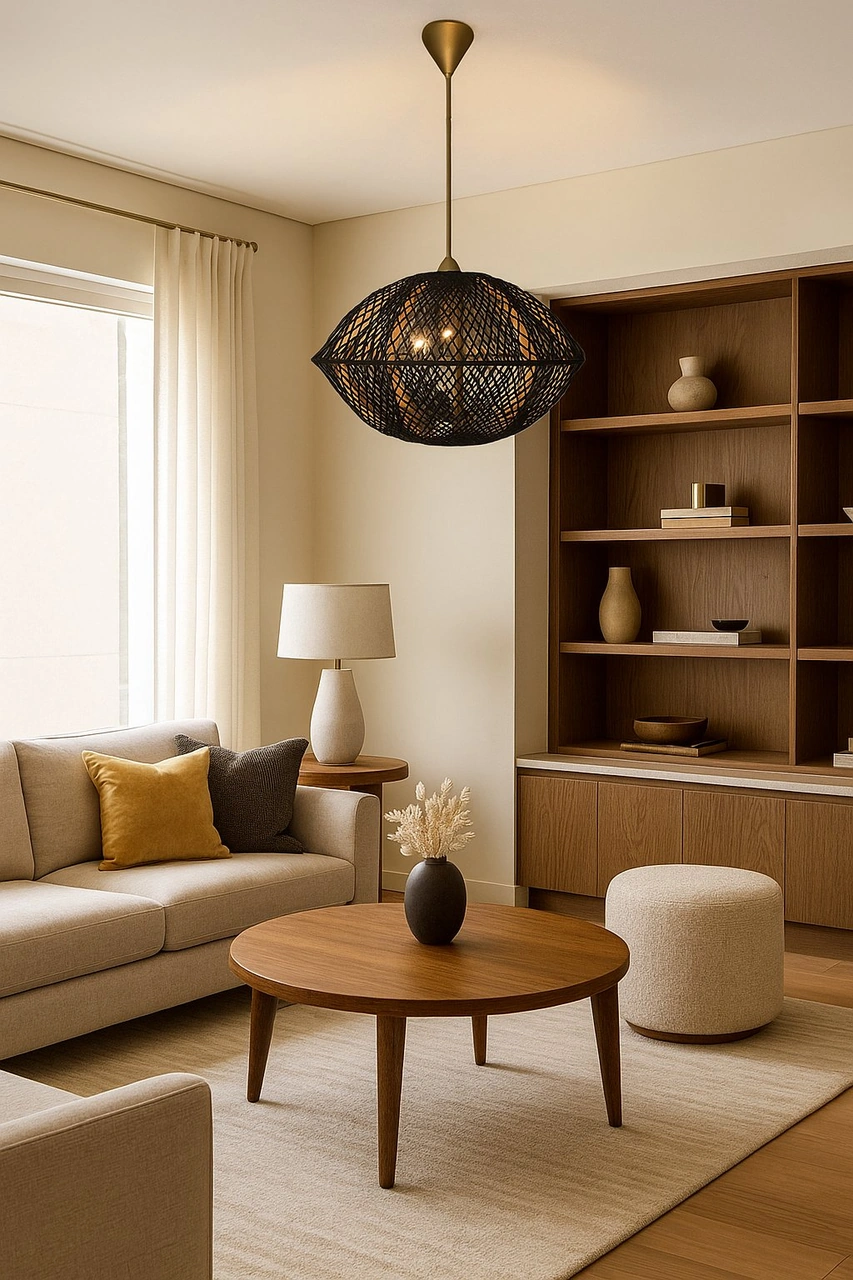 Doğal,el Yapımı -bohem,rustik,modern-sarkıt Avize Renkli