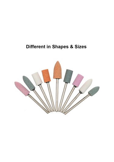 Skycity 100 Adet Diş Laboratuvarı Taşı Zımpara Ucu Seti - Hassas Oymak, Parlatma Ve Zımparalama İçin Dayanıklı Kuvars Kumu Materyal