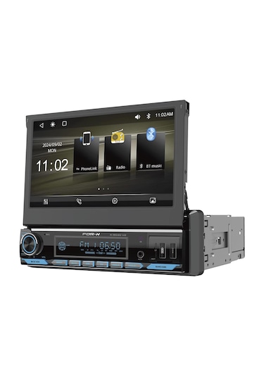 For-x X-9040v3-7''hd Ekran-bt5.0-usb-fm-mp3-hızlı Şarz-kablosuz Carplay-4x60w-kamera Hediyeli-yeni Seri İndash Teyp