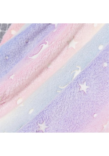 1 Adet Süper Sevimli Peluş Battaniye, Işıklı Battaniye, Yatak Ve Kanepe İçin, Yumuşak Ve Hafif - 150 X 200 Cm Tfrf Diğer