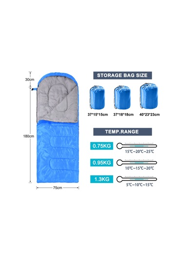 Yetişkinler Için Sırt Çantasıyla Seyahat Bölmesi Için 0.95kg Mavi Mavi