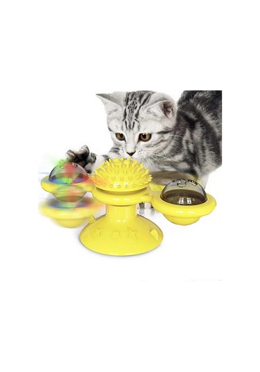 Pet Life 'windmill' Dönen Vakumlu Dönen Kedi Oyuncağı S338