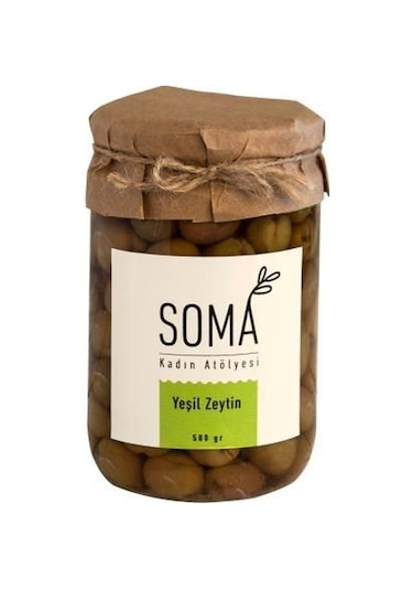 Yeşil Zeytin Boyasız Katkısız 500gr-2650