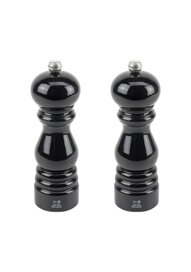 Peugeot Paris Ahşap Siyah Lake Karabiber Ve Tuz Değirmeni 22 CM