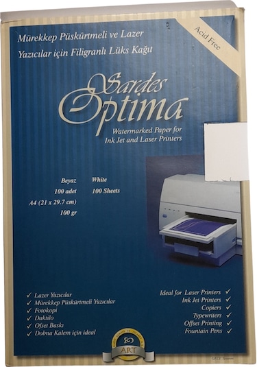 Sardes Optima Fligranlı 100 Gr Lüks Kağıt