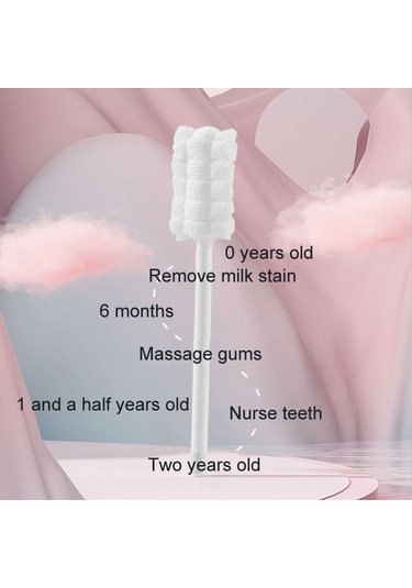 Sones Cuyuansd 30 Adet/kutu Bebek Ağız Temizleyici Dil Temizleme Gazlı Bez Çubuğu, Stil: Klasik
