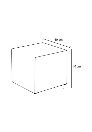 Favora Asos Puf - Mavi Mavi