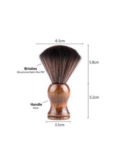 Mufunye Ahşap Saplı Yumuşak Fırça: Sakal Yumuşatma Ve Saç Temizleme İçin Pratik Çözüm