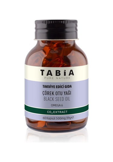 Tabia Çörek Otu Yağı 500 MG 60 Kapsül