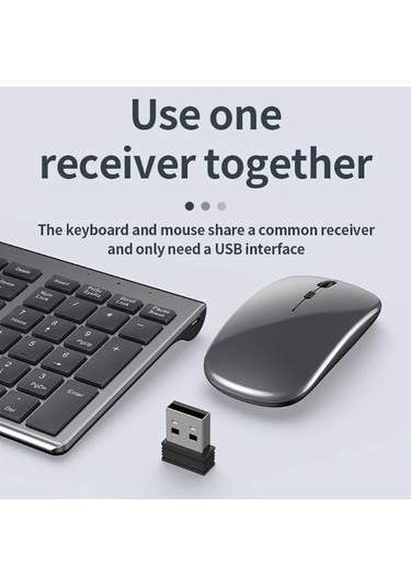 Coverzone Onezero ZR609 Bluetooth Kablosuz Klavye Mouse Set