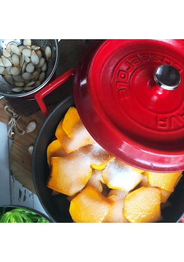 Lava Trendy Çap Döküm Yuvarlak Tencere 24 CM Kırmızı