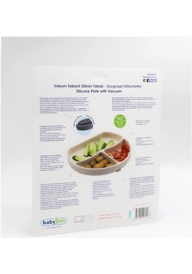 Babyjem Silikon Tabak Gri