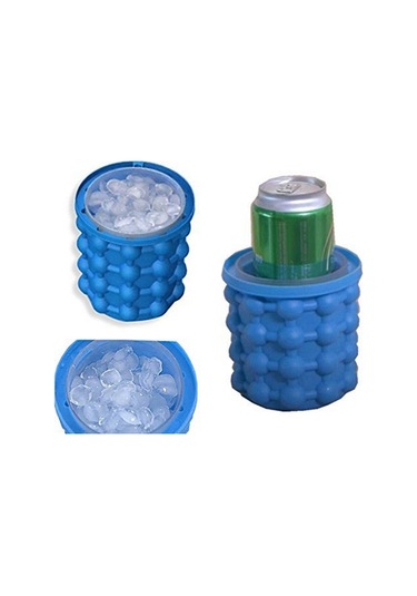 Cbtx Silikon + Pp Tasarruflu Buz Küpü Makinesi Buz Kovası, Boyut: 14.5 13 13cm