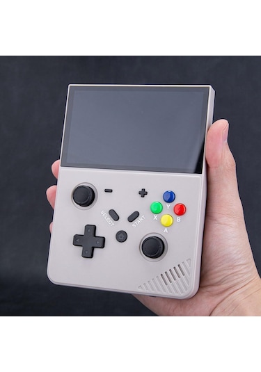 Konsol Plus R43 Pro M18 Retro 20 000 Oyunlu Taşınabilir El Oyun Konsolu Gri