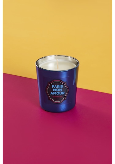 Karaca Home Pop Art Koleksiyonu Paris Mon Amour Orange Bloom Kokulu Mum Mavi