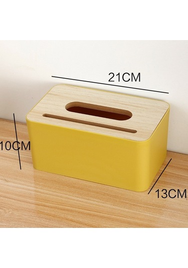 Stil C-4-ahşap Peçete Kutusu Çevre Dostu Ev Peçete Kağit Kutu Kağit Kutu Saklama Kutusu Peçete Araba Kapaklı Dokular Ofis Ev Dekorasyon