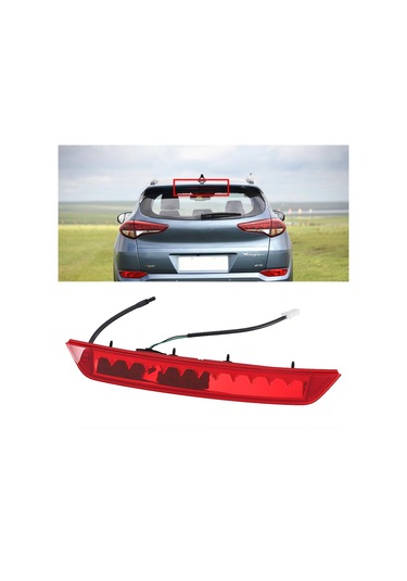 Symbee Hyundai Tucson 2015-2018 İçin Yüksek Konumli Arka Fren Lambasi, Direk Montez, Dayanikli Abs, 92700-d3000