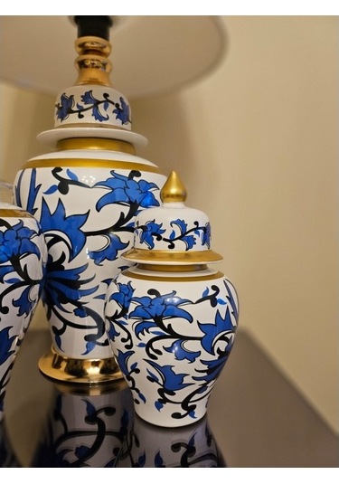 Osmanlı Çini Klasik Abajur Set Diğer