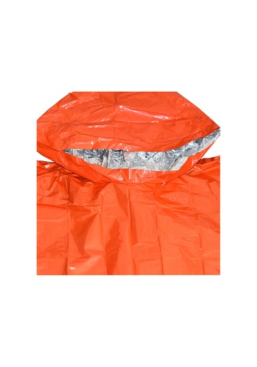 Konesam Acil Durum Pelerin, Dış Mekan Yürüyüşü Ve Bisiklet Sürüşü İçin Alüminyum Folyo Yansıtıcı, Kollüksüz Şapkalı, Zeytin Yeşili Yeşil