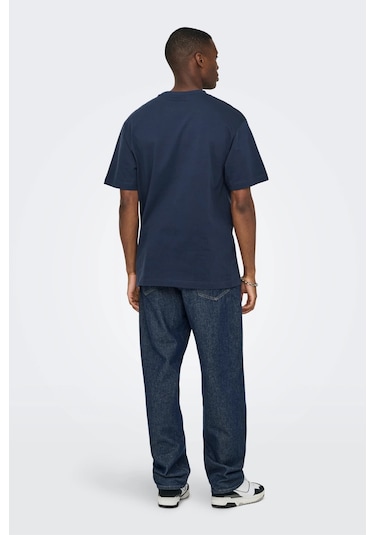 Only & Sons Erkek T Shirt 22022532 Lacivert Lacivert Only & Sons Erkek T Shirt 22022532 Lacivert Lacivert