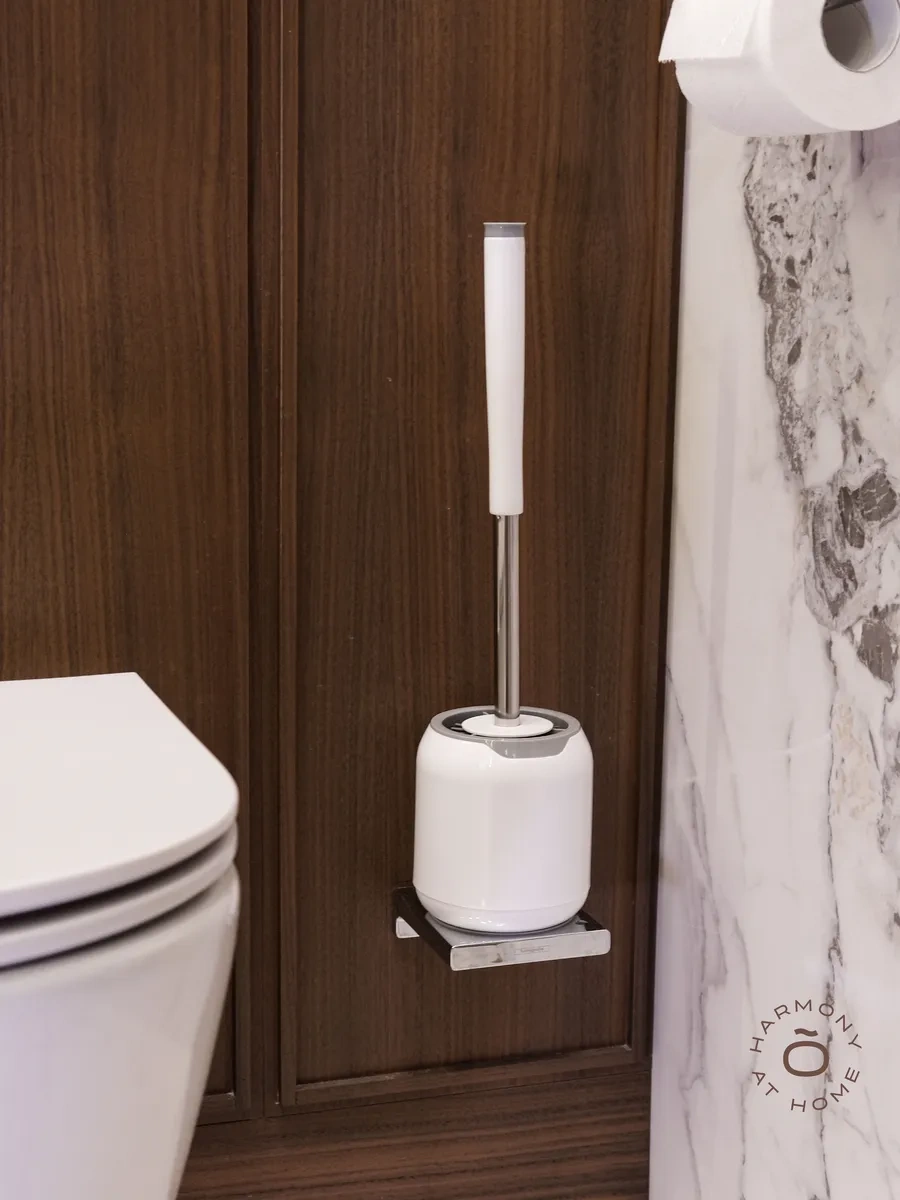 Tohomu Beyaz Silikon Tuvalet Fırçası 435455288 Beyaz