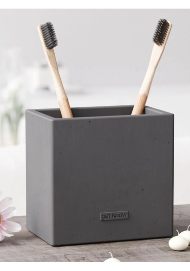 Getknow Home Banyo İçin Diş Fırçası Bardağı 269935866 Siyah
