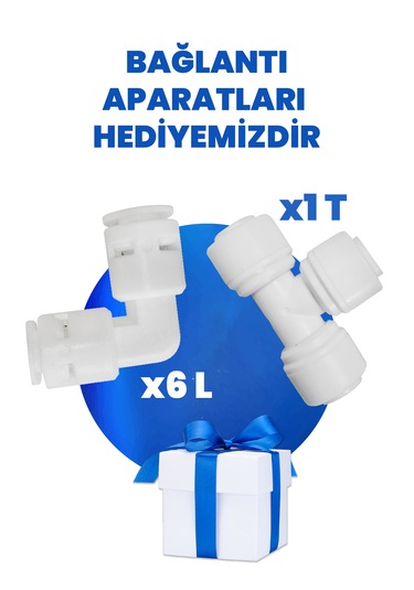 H-max Kapalı Kasa Su Arıtma Cihazı 4lü Filtre Seti 021