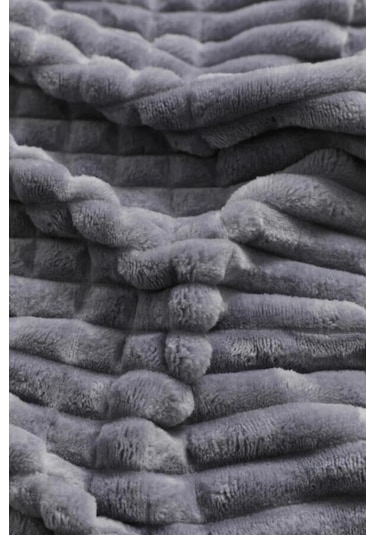 Merinos Modernline Çk 3 Parça Battaniye Seti 220x240 K.gri -