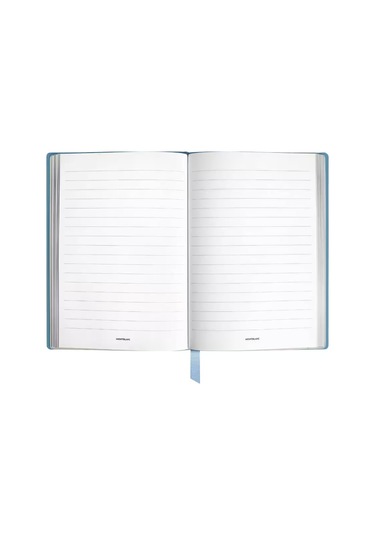 Montblanc Saffiano Deri Açık Mavi Orta Boy Defter 134759