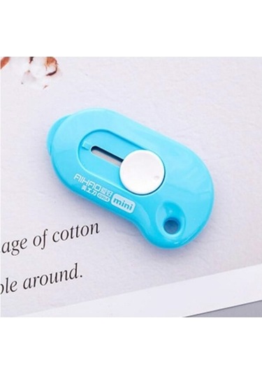 Willowhaven Sevimli Mini Bıçak Kesici Kağıt Jilet Ofis Kırtasiye, Plastik + Alaşım, 10g, Rastgele Renk Diğer