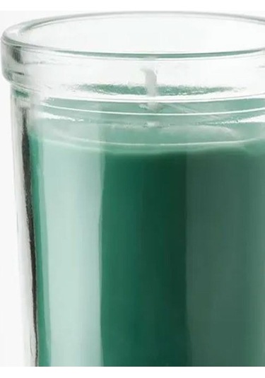Hedersam Bardakta Çimen Kokulu Mum Açık Yeşil 20 Saat Açık Yeşil