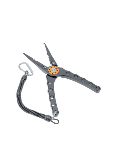 Xiyyadms Deniz Yıldızı Olta Tırnakçı - Gri 6061 Uçak Alüminyum Gövde, Paslanmaz Çelik Çeneli, Olta İpi Kesici Ve Tırnak Çıkarıcı, Taşınabilir Çanta İle