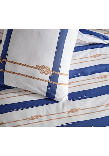 Marine Nevresim Takımı Serene Tek King Size - Beyaz