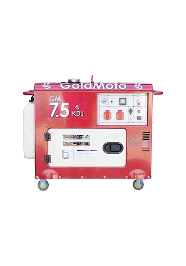 Goldmoto Gm7.5Kdj 7 Kva Dizel Monofaze Marşlı Kabinli