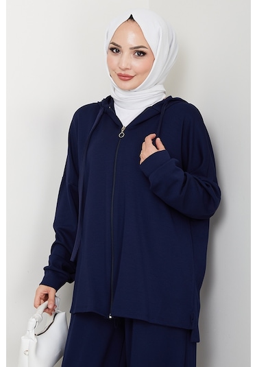 Kapüşonlu Oysho İkili Takım 1609 - Lacivert Lacivert