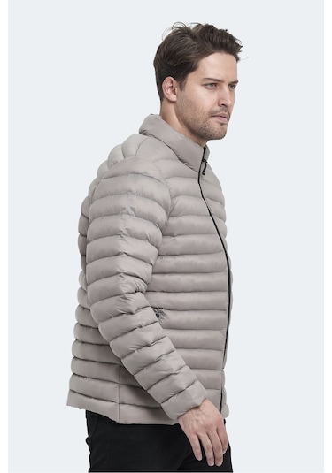 Slazenger Hayden In Erkek Şişme Taş Gri Mont & Kaban Taş Gri