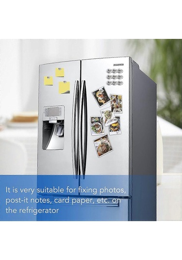 Manyetik İğneler 30 Parça Metal Pratik Buzdolabı Mıknatısları Beyaz Tahtalar, Ofis Mıknatısları, Araba Mıknatısları İçin Mükemmel B Çok Renkli