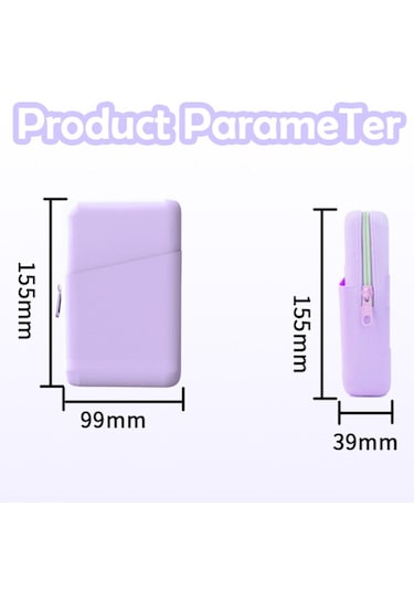 Dolıty Plaj Çantası Için Silikon Çanta Kart Sahibinin Su Mor Mor