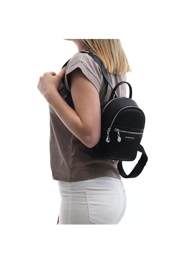 Silver Polo Unisex Sırt Çanta 983 Siyah