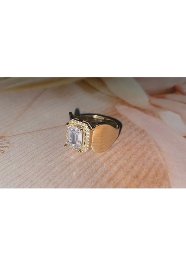 Çgk Çiğdem Gürel Kuyumculuk Baget Alyans Yüzük Zy0203 Sarı